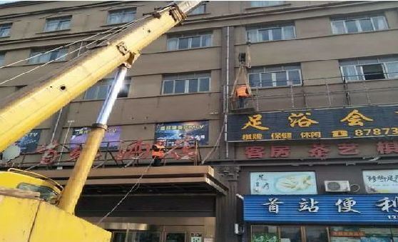 邳州安装较高的门店招牌有什么好的方法？